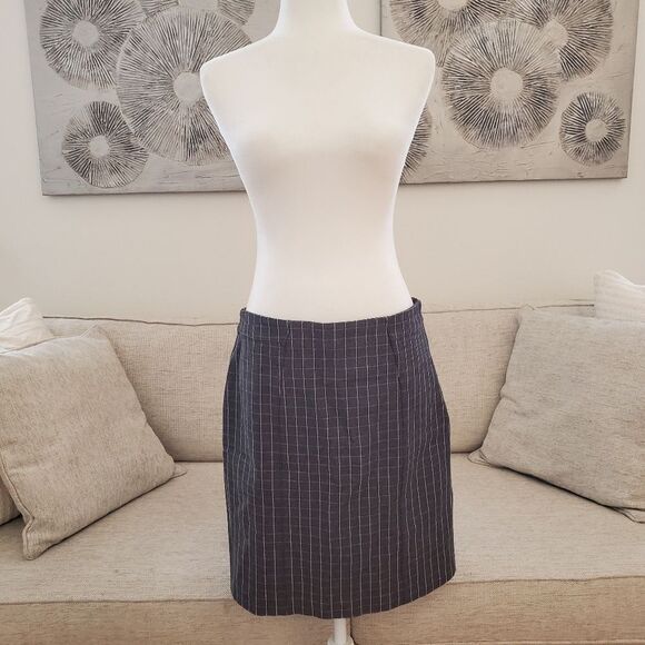 Banana Republic Plaid Pencil Skirt sz 8 - Picture 1 of 9